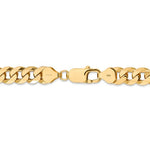 이미지를 갤러리 뷰어에 로드 , 14k Yellow Gold 8mm Beveled Curb Link Bracelet Anklet Necklace Pendant Chain