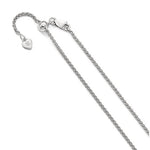 Carica l'immagine nel visualizzatore di Gallery, Sterling Silver 1.9mm Spiga Wheat Necklace Pendant Chain Adjustable