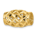 Lade das Bild in den Galerie-Viewer, 14K Yellow Gold Barrel Bead Chain Slide Pendant Charm