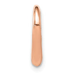 Load image into Gallery viewer, 14k Rose Gold Floating Heart Chain Slide Pendant Charm