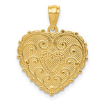 Załaduj obraz do przeglądarki galerii, 14k Gold Tri Color Mom Heart Pendant Charm