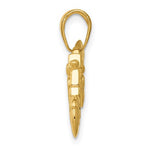 Load image into Gallery viewer, 14k Yellow Gold Motorcycle 3D Pendant Charm