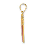 Charger l'image dans la galerie, 14k Yellow Gold Enamel French Fries Pendant Charm