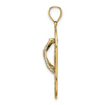 Lade das Bild in den Galerie-Viewer, 14k Yellow Gold Flip Flop Slipper Sandal Palm Tree Beach Umbrella Pendant Charm