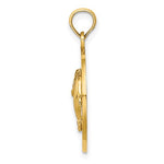 Carica l'immagine nel visualizzatore di Gallery, 14k Yellow Gold Cancun Mexico Dolphins Travel Vacation Pendant Charm