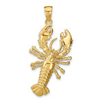 画像をギャラリービューアに読み込む, 14k Yellow Gold Lobster Large Pendant Charm