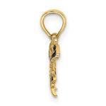 Charger l'image dans la galerie, 14k Yellow Gold with Enamel Butterfly Small Pendant Charm