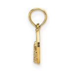 Load image into Gallery viewer, 14k Yellow Gold Cape Cod Island Map Pendant Charm