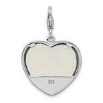 Kép betöltése a galériamegjelenítőbe: Amore La Vita Sterling Silver Mom Heart Photo Picture Frame Charm