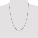 Load image into Gallery viewer, Sterling Silver 1.75mm Rhodium Plated Diamond Cut Rope Necklace Pendant Chain