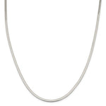 이미지를 갤러리 뷰어에 로드 , Sterling Silver 3mm Herringbone Bracelet Anklet Choker Necklace Pendant Chain