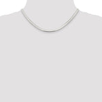 Carica l'immagine nel visualizzatore di Gallery, Sterling Silver 4.5mm Herringbone Bracelet Anklet Choker Necklace Pendant Chain