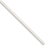 Carica l'immagine nel visualizzatore di Gallery, Sterling Silver 4.5mm Herringbone Bracelet Anklet Choker Necklace Pendant Chain