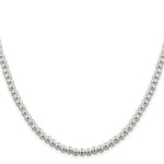 Load image into Gallery viewer, Sterling Silver 5mm Beaded Necklace Pendant Chain