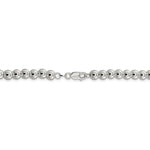 Afbeelding in Gallery-weergave laden, Sterling Silver 6.1mm Beaded Necklace Pendant Chain