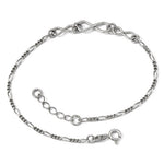 Load image into Gallery viewer, Sterling Silver Infinity Adjustable Anklet