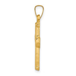 Load image into Gallery viewer, 14k Yellow Gold Cross Hollow Pendant Charm