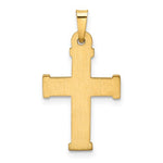 Load image into Gallery viewer, 14k Yellow Gold Cross Hollow Pendant Charm