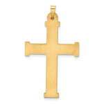 Kép betöltése a galériamegjelenítőbe: 14k Yellow Gold Cross Large Pendant Charm