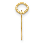 Załaduj obraz do przeglądarki galerii, 14K Yellow Gold Uppercase Initial Letter B Block Alphabet Small Pendant Charm