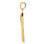 Загрузить изображение в средство просмотра галереи, 14k Yellow Gold Wishbone Pendant Charm