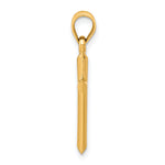 Indlæs billede til gallerivisning 10K Yellow Gold Polished Solid Cross Pendant
