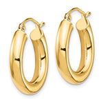 画像をギャラリービューアに読み込む, 10K Yellow Gold Classic Round Hoop Earrings 20mmx4mm
