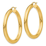 Lataa kuva Galleria-katseluun, 10k Yellow Gold 45mm x 5mm Classic Round Hoop Earrings
