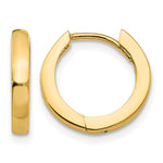 Load image into Gallery viewer, 10K Yellow Gold Hinged Hoop Earrings 13.5 mm X 1.75 mm

