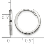 將圖片載入圖庫檢視器 10K White Gold Hinged Earrings
