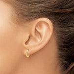 画像をギャラリービューアに読み込む, 10K Yellow Gold Hinged Hoop Earrings
