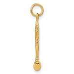 Load image into Gallery viewer, 14k Yellow Gold Gavel 3D Pendant Charm
