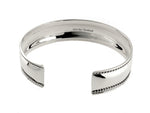 Charger l&#39;image dans la galerie, 925 Sterling Silver Antique Style Cuff Bangle Bracelet
