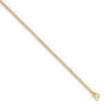 Load image into Gallery viewer, 24k Yellow Gold 4mm Curb Bracelet Chain
