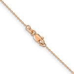 Φόρτωση εικόνας στο εργαλείο προβολής Συλλογής, 14K Rose Gold 0.8mm Diamond Cut Cable Bracelet Anklet Choker Necklace Pendant Chain
