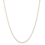 Carica l&#39;immagine nel visualizzatore di Gallery, 14K Rose Gold 0.7mm Rope Bracelet Anklet Choker Necklace Pendant Chain
