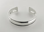 Load image into Gallery viewer, 925 Sterling Silver Antique Style Cuff Bangle Bracelet
