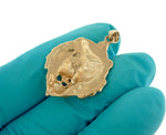 Cargar imagen en el visor de la galería, 14k Yellow Gold Lion Head Large Pendant Charm

