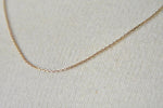 Carregar imagem no visualizador da galeria, 14K Rose Gold 0.8mm Diamond Cut Cable Bracelet Anklet Choker Necklace Pendant Chain
