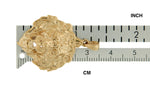 Φόρτωση εικόνας στο εργαλείο προβολής Συλλογής, 14k Yellow Gold Lion Head Large Pendant Charm
