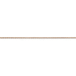 Load image into Gallery viewer, 14K Rose Gold 0.8mm Diamond Cut Cable Bracelet Anklet Choker Necklace Pendant Chain

