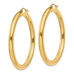 Load image into Gallery viewer, 18K Yellow Gold 45mm x 4mm Classic Round Hoop Earrings
