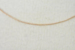 Загрузить изображение в средство просмотра галереи, 14K Rose Gold 0.7mm Rope Bracelet Anklet Choker Necklace Pendant Chain
