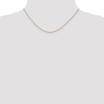 Carregar imagem no visualizador da galeria, 14K Rose Gold 0.7mm Box Link Bracelet Anklet Necklace Pendant Chain
