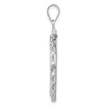 Load image into Gallery viewer, 14K White Gold Rope Edge 1/4 oz American Eagle Panda 2 Rand US $5 Jamestown Coin Bezel Holder Pendant Charm Screw Top Fits 22 mm Coins
