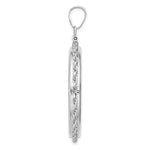 Afbeelding in Gallery-weergave laden, 14K White Gold Rope Edge 1 oz American Eagle Cat Krugerrand Coin Bezel Holder Pendant Charm Screw Top Fits 32.7 mm Coins
