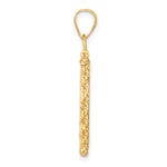 Cargar imagen en el visor de la galería, 14K Yellow Gold Rope Edge US $2.50 Dollar Liberty Indian Barber Dime Mercury Dime Coin Bezel Holder Pendant Charm Screw Top Fits 17.8 mm Coins
