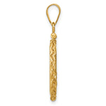Afbeelding in Gallery-weergave laden, 14K Yellow Gold Wheat Chain 1/10 oz Maple Leaf Philharmonic Australian Nugget Kangaroo Coin Bezel Holder Pendant Charm Screw Top Fits 16 mm Coins
