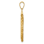 Load image into Gallery viewer, 14K Yellow Gold Wheat Chain 1/4 oz Gold Maple Leaf Coin Bezel Holder Pendant Charm Screw Top Fits 20.2 mm Coins

