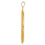 画像をギャラリービューアに読み込む, 14K Yellow Gold Wheat Chain 50 Peso Coin Bezel Holder Pendant Charm Screw Top Fits 37 mm Coins
